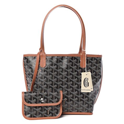 goyard small|authentic goyard anjou mini black.